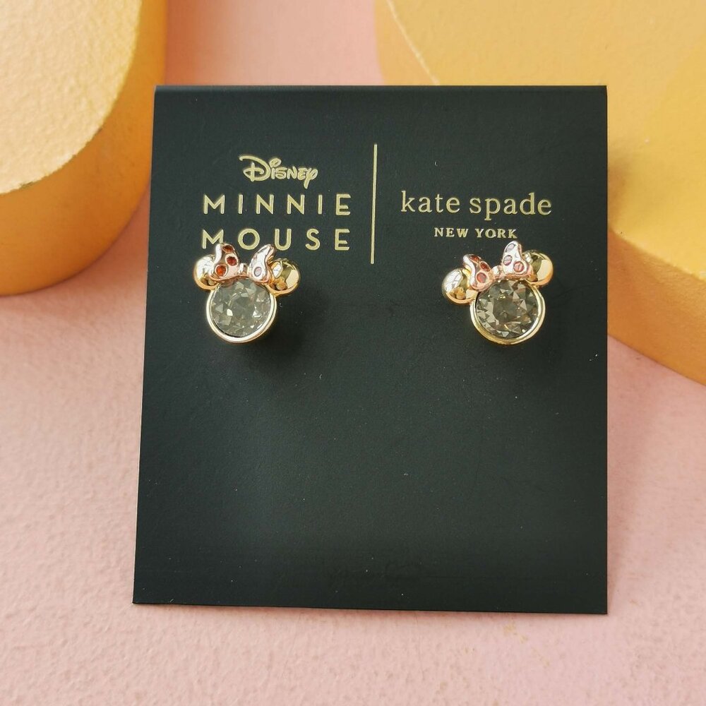 Kate Spade - minnie Gold Mini Stud Earrings - NEW